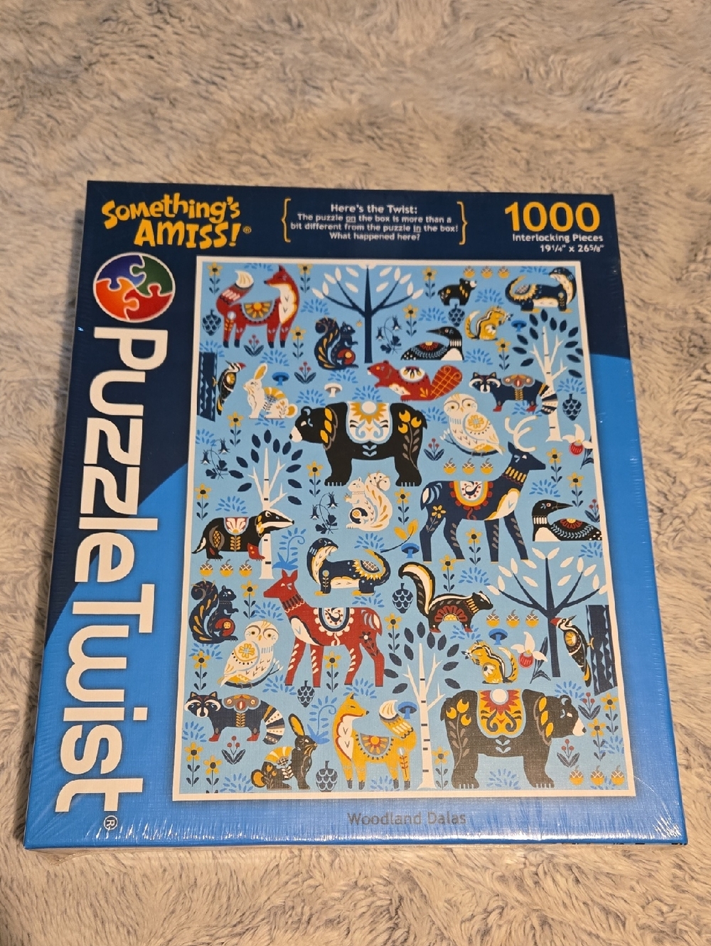 New PuzzleTwist - Something's Amiss! Woodland Dalas 1000-Piece Puzzle